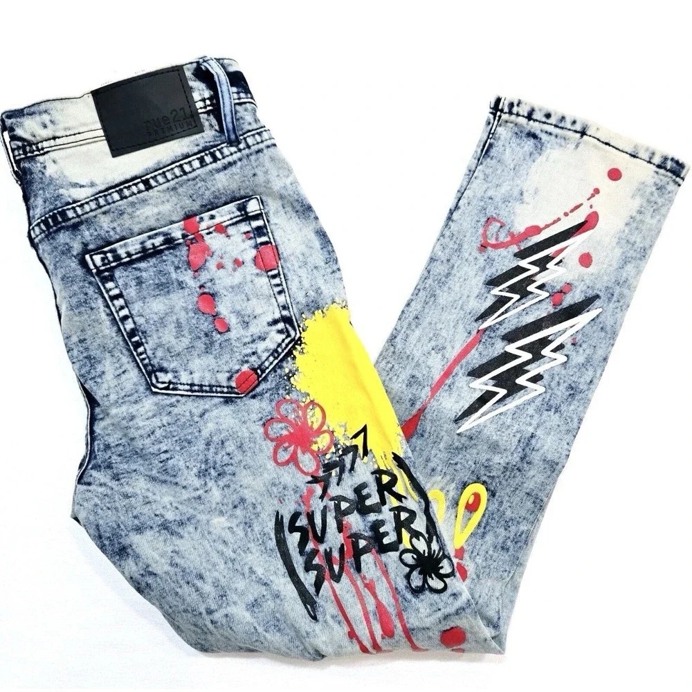 Rue 21 Supreme Flex Unisex Skinny Jeans Size 34/30